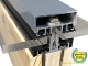Glasauflageprofil Alu AG.60.e PREMIUM für flache Dachneigungen