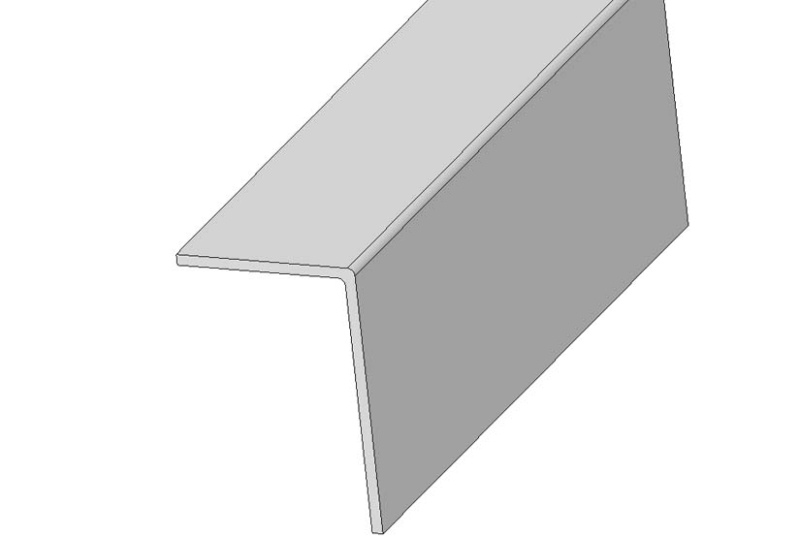 Profilabschluss Winkel blank 20 x 20  6 Meter