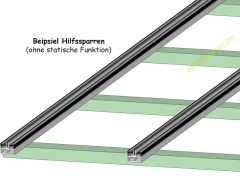 Glassprosse Alu - 1000mm