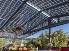 Solarglas Doppelglasmodul Transparent ca. 30% 210Wp 950x1600