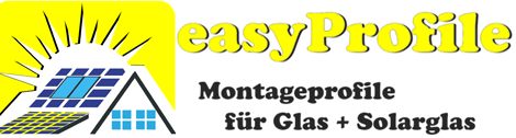 Montageprofile für Glas + Solarglas - Shop